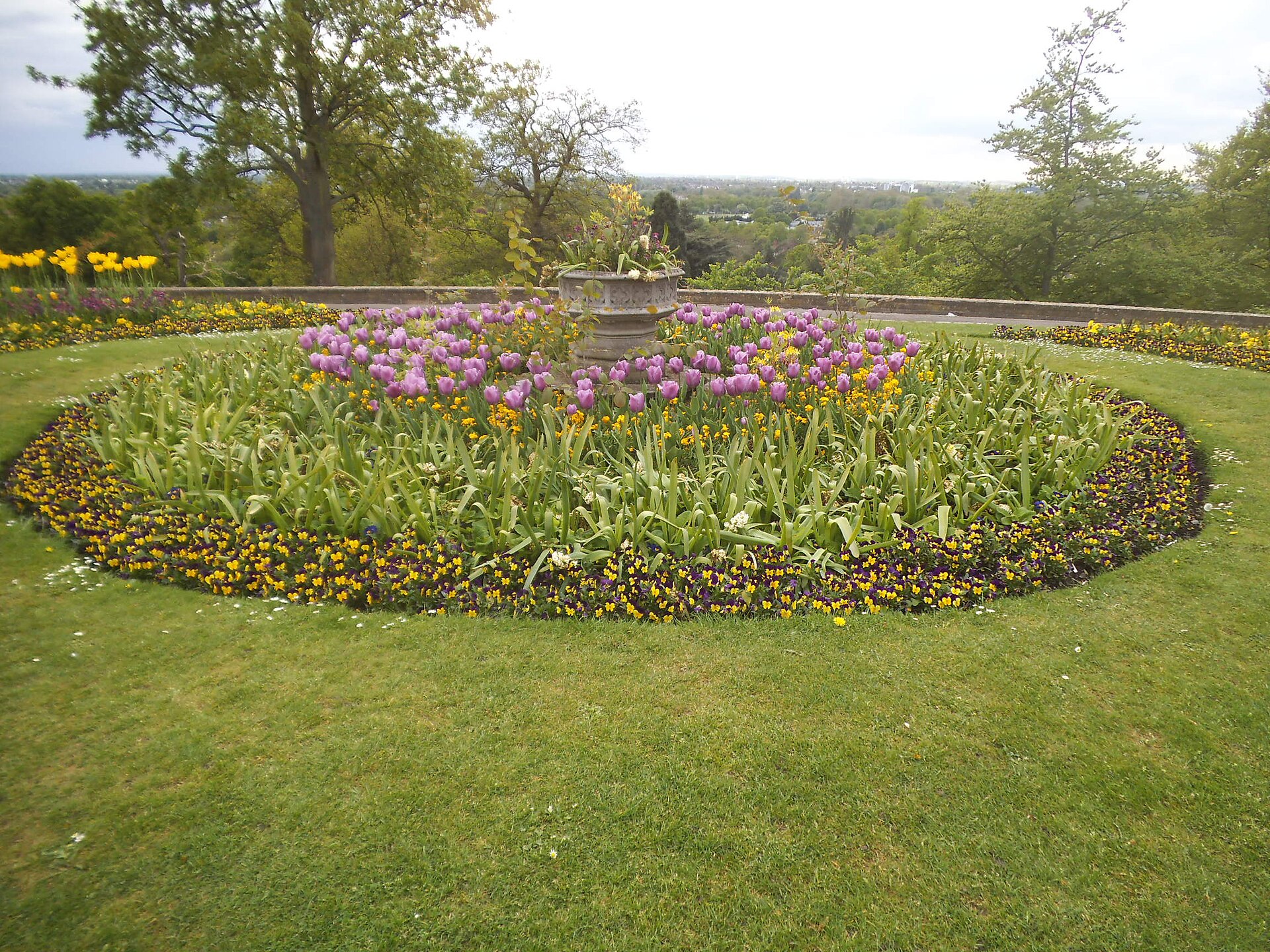 Round flower bed in Pembroke Lodge gardens   geograph.org.uk   3954244