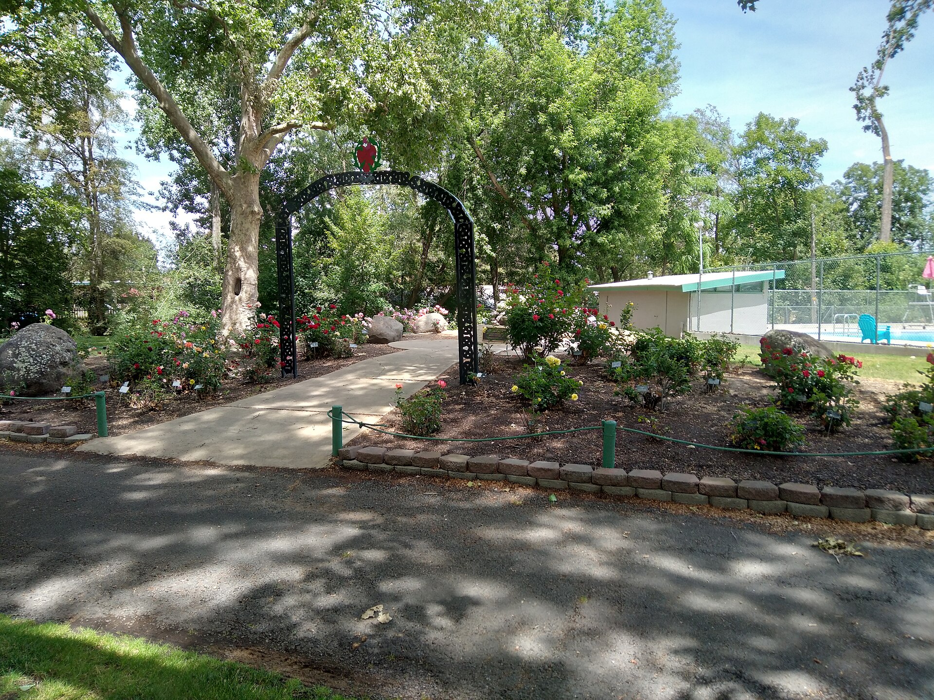 Athena City Park Rose Garden