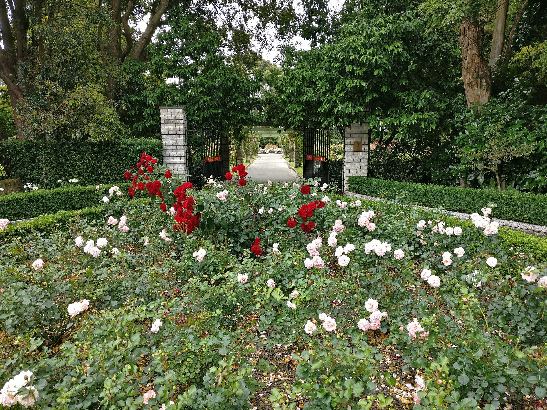 Dugald McKenzie Rose Garden, gate 01
